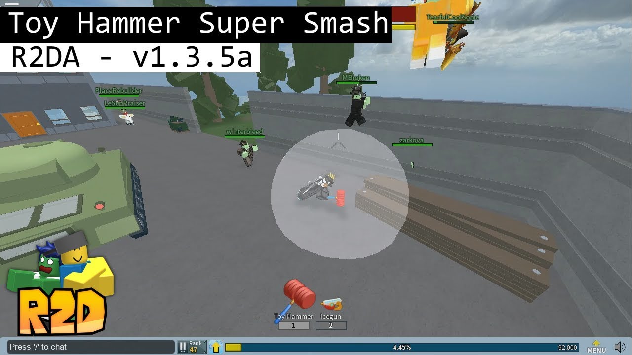 R2DA - v1.3.5a - Toy Hammer Super Smash - YouTube