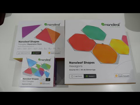 Nanoleaf Shapes Unboxing (Hexagon, Triangle & Mini Triangle) - YouTube