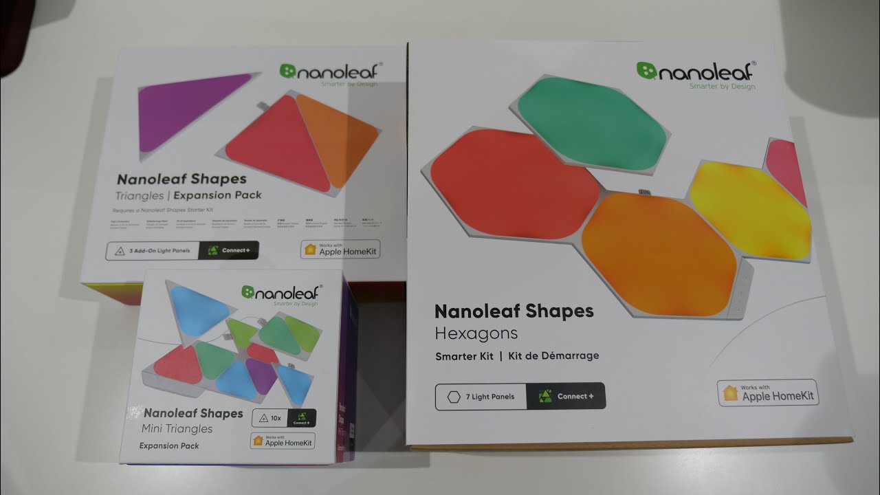 Nanoleaf Shapes Unboxing (Hexagon, Triangle & Mini Triangle) - YouTube Nanoleaf Shapes Unboxing (Hexagon, Triangle & Mini Triangle) - YouTube