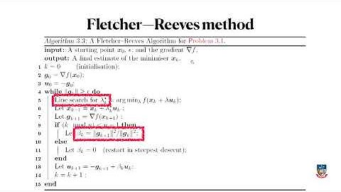 Fletcher-Reeves method