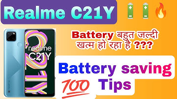 Realme C21y Battery saving Tips | Battery Drain 🔋🔋