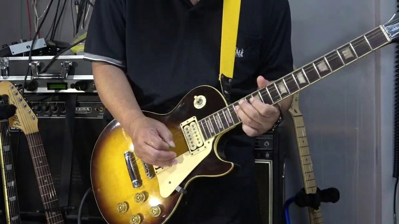 kissy's Guitar Collections】Aria Pro II Leopard LS-400 1980 [M.I.J