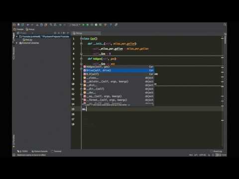 Python Basics - 33 - Calculating The Remaining Gallons of A Car after Driving A Specific Distance