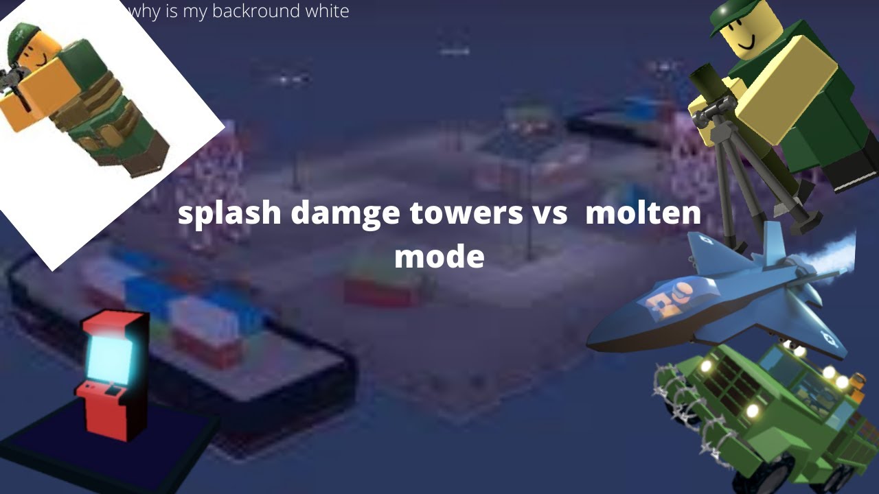Tds but I can only use towers that do splash damage roblox YouTube