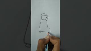 How To Sketch A Easy Mixer Grinder