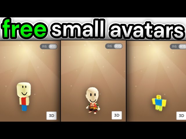 ALL WAYS To Be The SMALLEST In Roblox For FREE! (Avatar Tricks