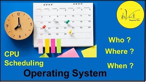 2.1.4A CPU Scheduling in operating System I Job Scheduling in OS I Process Scheduling in OS