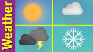 Learn Weather Vocabulary | Fun Kids English