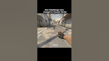 How flashbangs have changed in Counter-Strike #cs #cs16 #cssource #csgo #cs2  #retrogaming