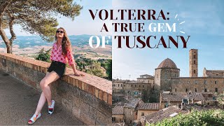 VOLTERRA TRAVEL VLOG: DON'T MISS THIS TUSCAN GEM 🇮🇹