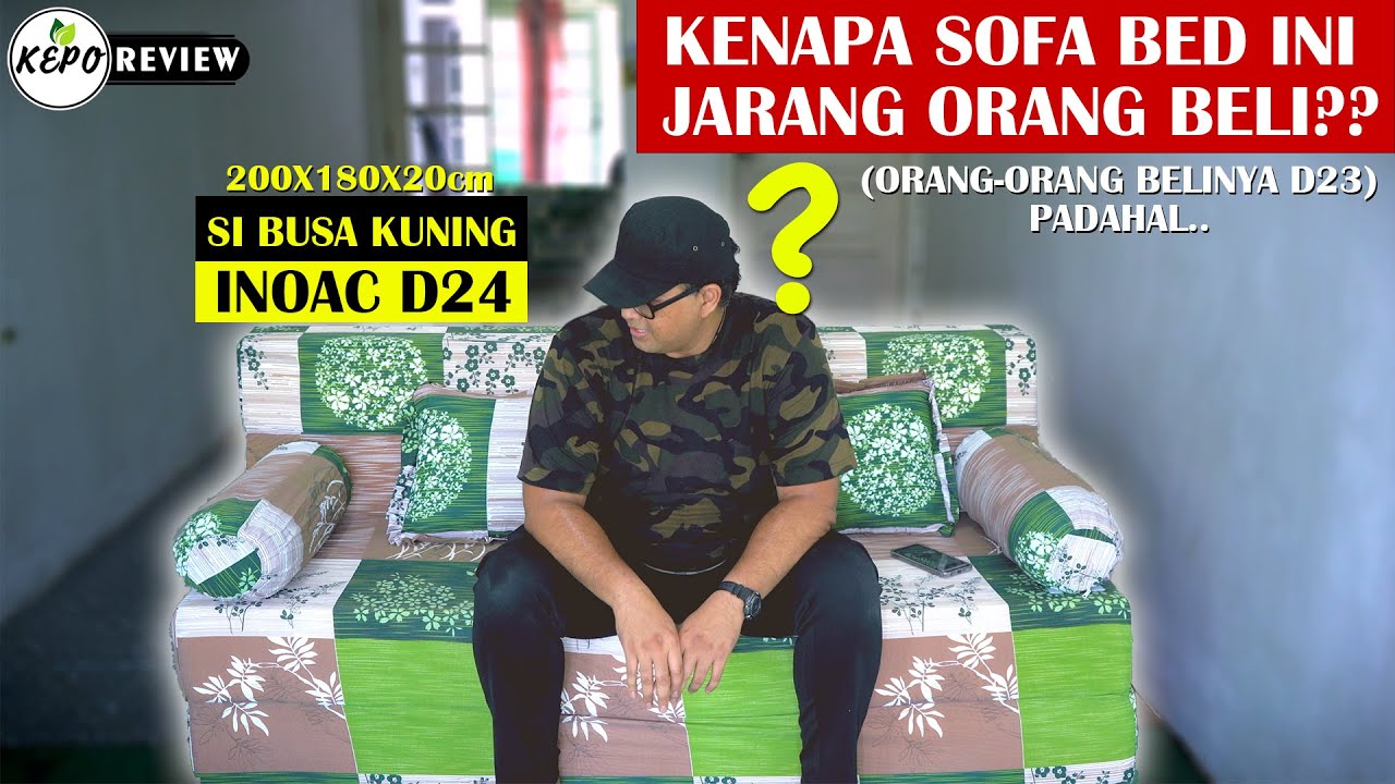 KASUR LATEX ATAU INOAC AJA?? SOFA BED INOAC D24