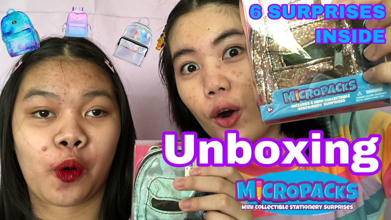 UNBOXING MICROPACKS BACKPACK | 6 MINI SURPRISES INSIDE | Ysa&Patty | PH