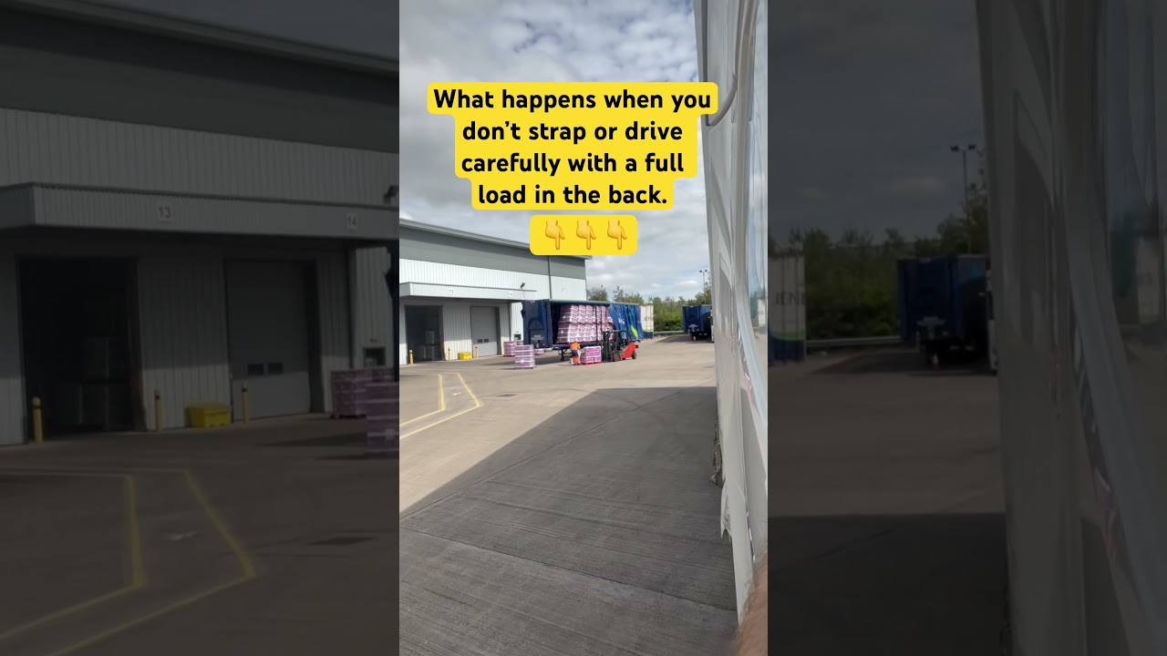 A LOAD gone WRONG for a truck driver! 