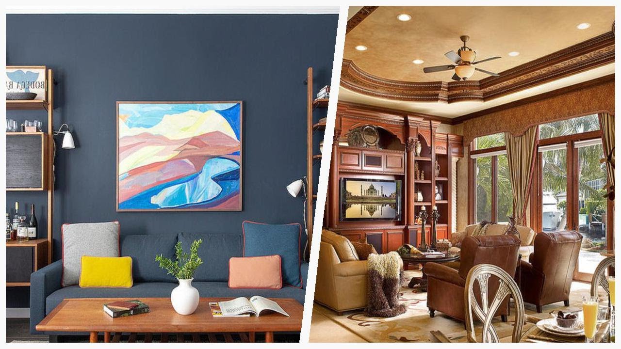 75 Living Space With A Bar And No Fireplace Design Ideas You'll Love 🔴