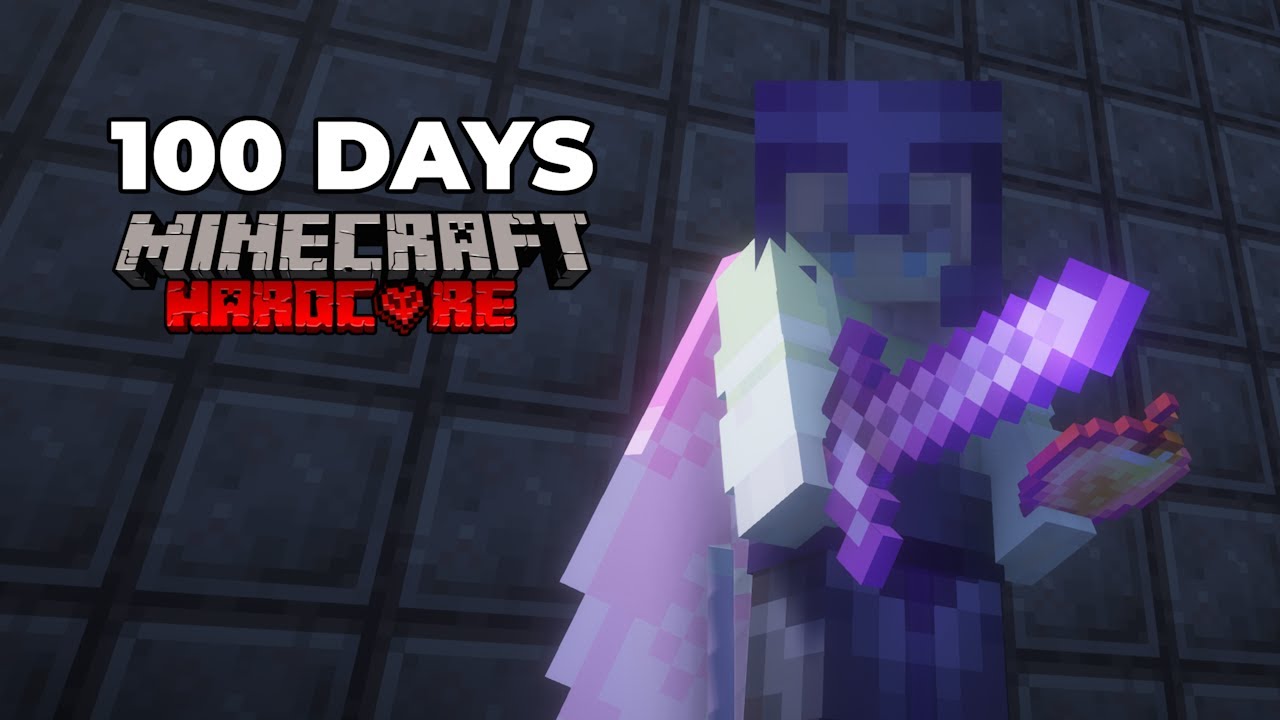 I Survived 100 Days in Hardcore Minecraft - YouTube