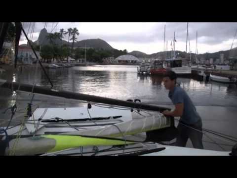 ნაგავი რიოს ოლიმპიურ საწყალოსნო ტრასებზე