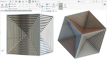 Solidworks Tutorial: How to design a Step cube in SolidWorks