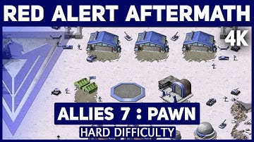 Red Alert Aftermath Remastered 4K - Allies Mission 7: PAWN - Hard Difficulty