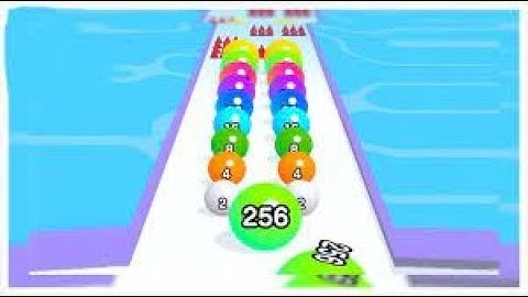 Ball Run 2048 | Game Play Trick | BOSS Level 89 to 99 NOOB PRO HACKER (iOS, Android)