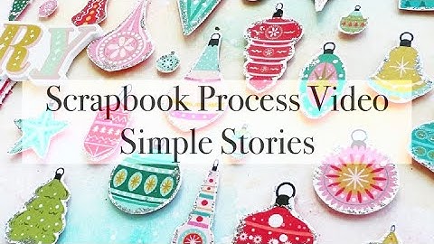 Scrapbook Process Video #279  - Merry Christmas | Simple Stories DT