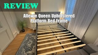 Allewie Queen Upholstered Platform Bed Frame - Review 2025