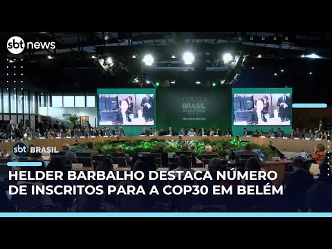 Video pre-cop-reune-67-paises-e-define-limites-para-negociacoes-climaticas-rumo-a-cop-30-sbt-brasil