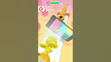 🍌🍎🍅 Perfect Slices! All Levels Gameplay Walkthrough Android iOS | 🍉🥝🍋 Asmr Funny Moments #shorts