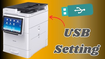 Ricoh 305 Plus  USB Setting #ricoh #solution ||Xerox King||