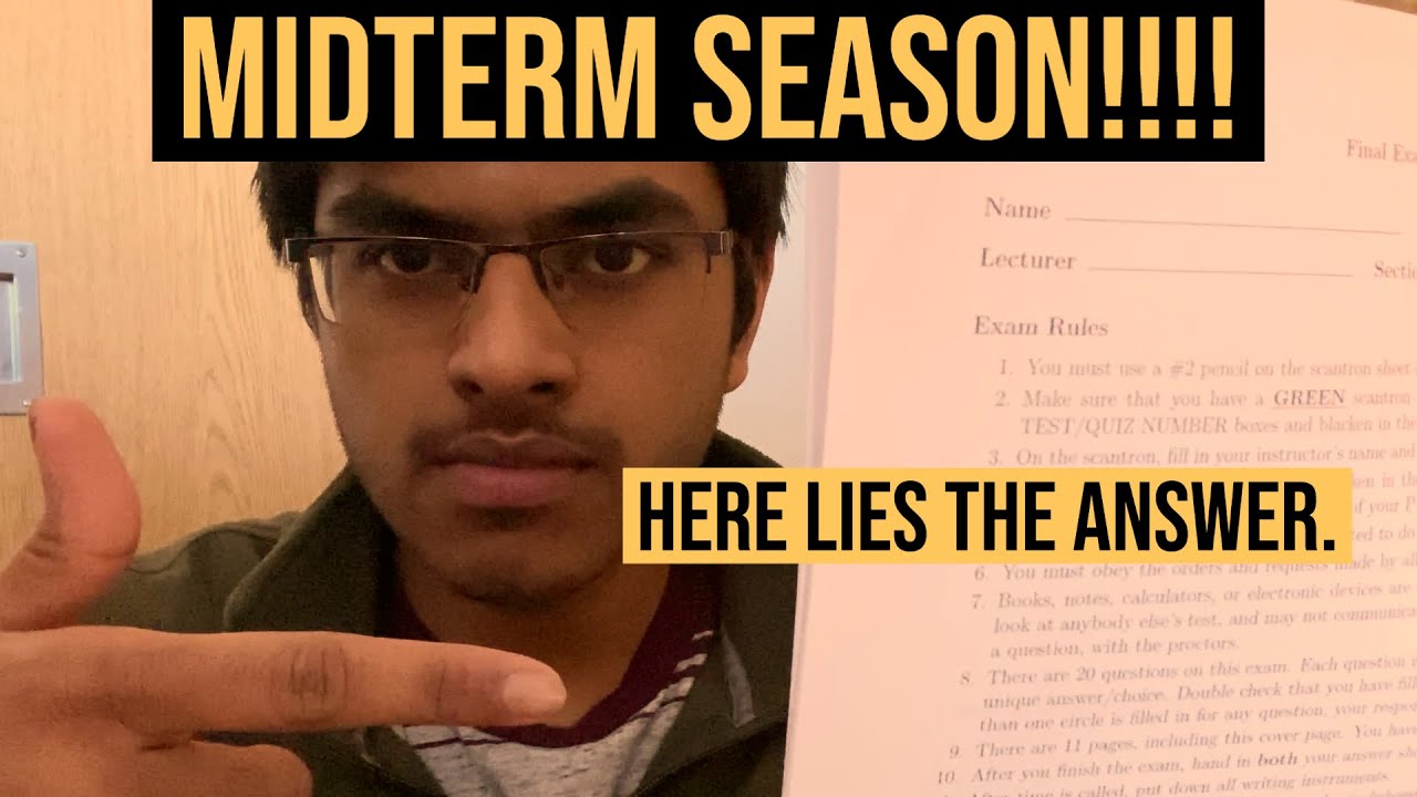 How I (Try To) Study for Midterms | Purdue University - YouTube
