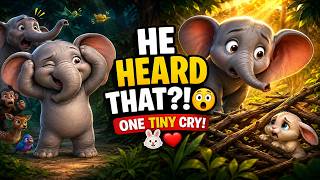 He Pretended He Couldn’t Hear… Until One Tiny Cry Changed Everything 🐘👂😳