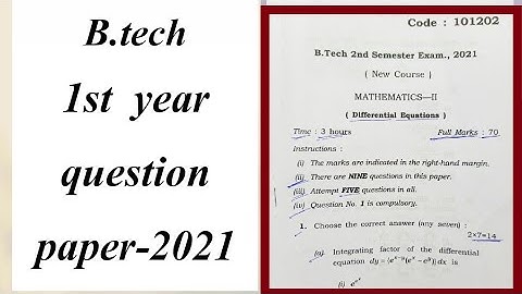 B.tech 1st year question paper. Bihar engineering Aku University..