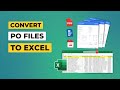 How to Extract Data from Purchase Orders to Excel | Automated PO Processing