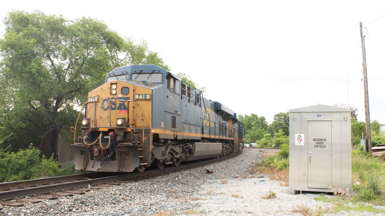CSX loaded rockrunner shoves back to Tuxedo and heads back to Millville ...