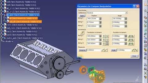 Catia V5 Tutorial-92 Compass Translation Assembly