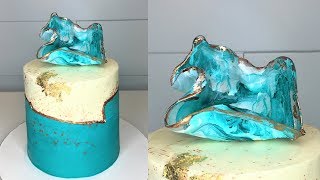 Cake decorating tutorials | FAULT LINE CAKE | Sugarella Sweets