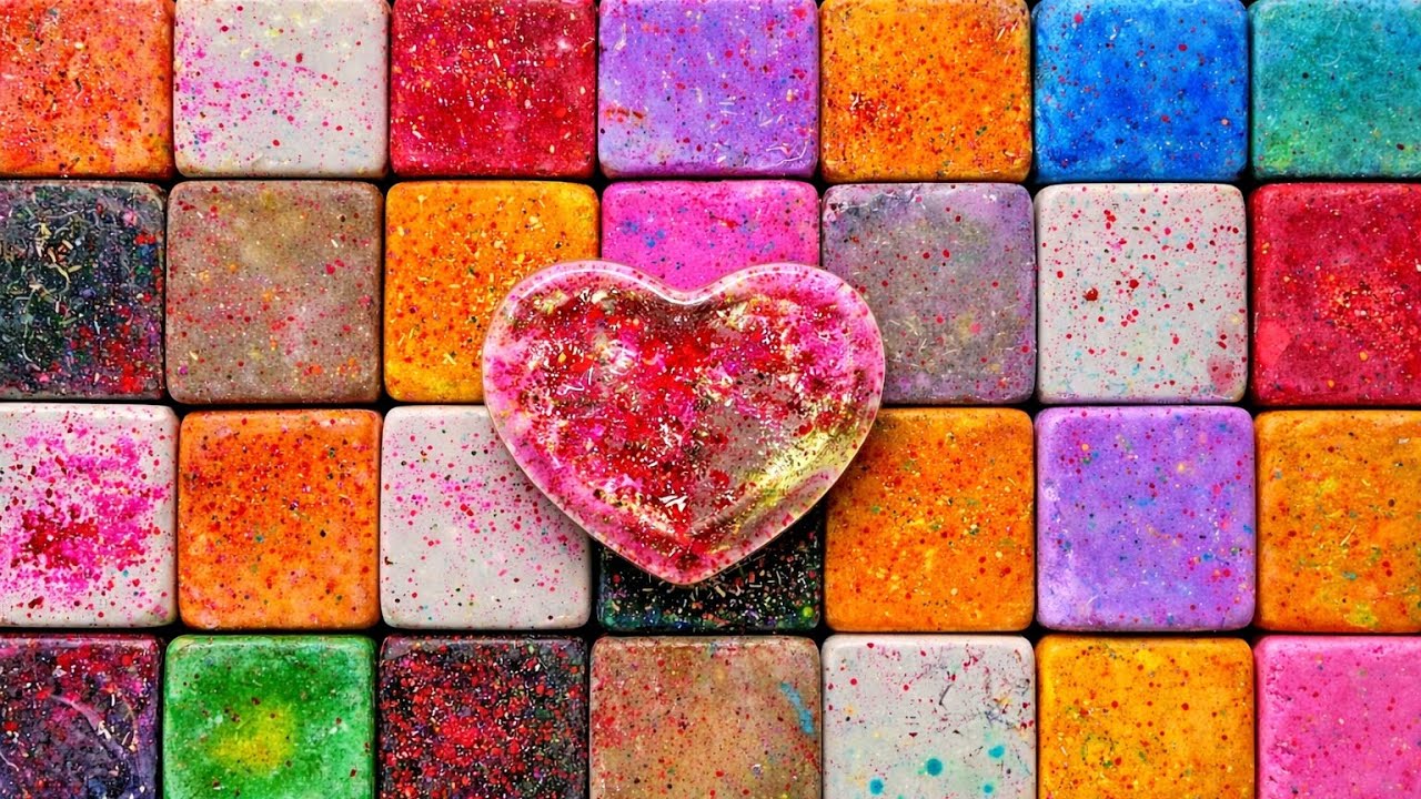 Powdery Vibrant Colourful GymChalk Blocks 