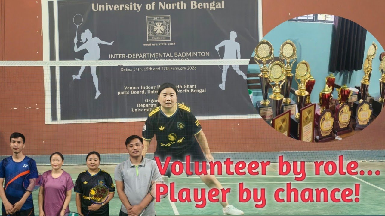 Not a winner ....but a brave comeback after 1 year!🏸💛 No practice. No preparation. Just courage 🏸✨