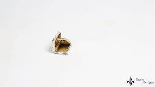Antique Victorian Sterling Silver Vinaigrette Edward Smith 19th Century