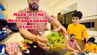 Apnay hathon say bohat mazay ki mutton karahi bnai special masalon Kay sath 😋