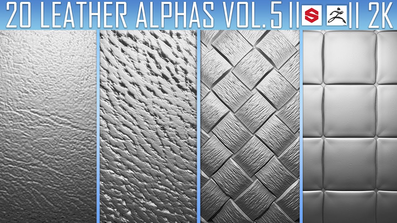 leather alpha zbrush free