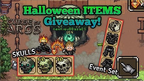 FREE Halloween Event ITEMS - Skulls & Equipment! | Curse of Aros GIVEAWAY! | KieuBBasaES CoA
