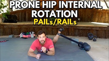 Prone Hip Internal Rotation PAILs/RAILs (extension bias)