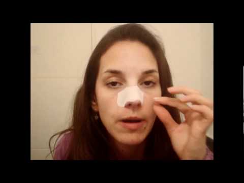 Colocar micropore nariz la como cinta en