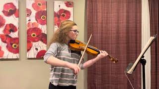 Thais Chernyavsky, Bach Allemande From D Minor Para