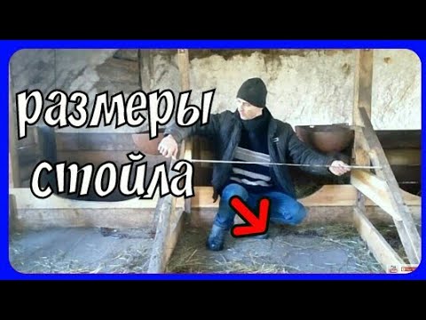 Помещение на 7 голов молочного крс//размеры стойла для коров//плюсы и минусы, что нужно переделать.