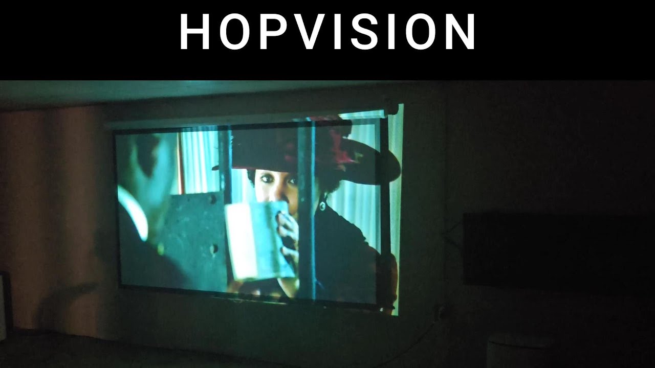 HOPVISION Projecteur 4K Supporté, Mini Projecteur Bluetooth 5.1 Home Cinéma 9500 lux Vidéoprojecteur, Natif Full HD 1080P Retroprojecteur 180'' pour Extérieur/Maison Fire Stick/Smartphone/PS5/HDMI