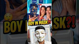 Shocking Reaction to the Ultimate White Mask Guy! 😱✨ #WhiteMask #Reaction #ViralShorts #JokerPrank