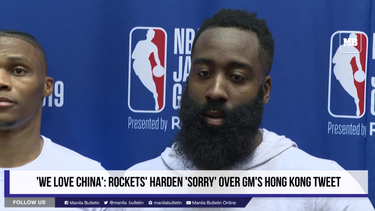 We Love China': Houston Rockets star apologises over NBA team GM's Hong  Kong tweet