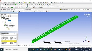 1️⃣ Tutorial ANSYS - workbench | Ejemplo elementos finitos ✅ Practica 1