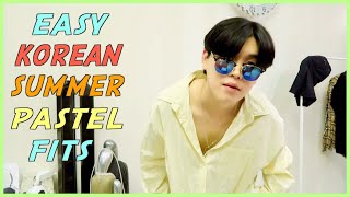 korean men 2021 summer simple soft pastel casual lookbook ideas screenshot 5